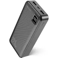 Forever Powerbank 20000mAh 22,5W med USB-C PD och USB QC - Svart