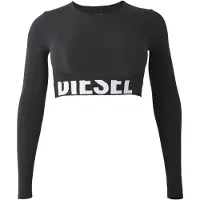 Diesel T-shirt 'MELISSA-D-POP' svart / vit