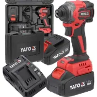 YATO slagtborrmaskin 18V 230Nm HEX 6,35mm 1x4,0Ah