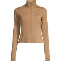 Casall Women's Soft Touch Zip Jacket Light Khaki