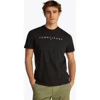Tommy Hilfiger Reg Linear Logo T-shirt Med Korta ärmar