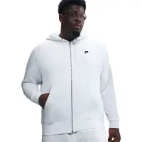 Nike Sweatjacka 'CLUB' vit