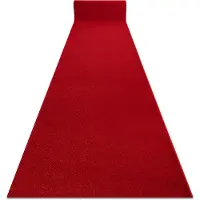 Rugsx Löpare KARMEL enkel karmin / röd 200 cm 200x190 cm