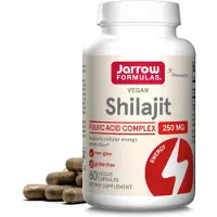 Jarrow Formulas , Vegan Shilajit Fulvic Acid Complex, 250 mg, 60 Veggie Kapslar