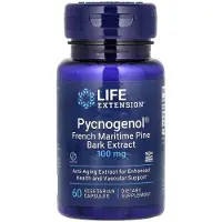 Life Extension , Pycnogenol, Fransk Maritimt Tall Bark Extrakt, 100 mg, 60 Vegetarian Capsules