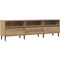 vidaXL Tv-bänk artisan ek 150x30x44,5 cm konstruerat trä