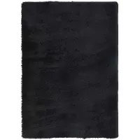 vidaXL Ryamatta med lång lugg NAVARRA svart 240x340 cm polyester