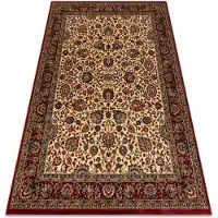 Rugsx Ullmatta KASHQAI 4362 102 prydnad beige / rödvin 200x300 cm