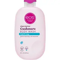 EOS Shea Better Cashmere Body Wash, Fresh & Cozy, Fuktgivande, pH-Balanserad Gel, Paraben & Ftalatfri