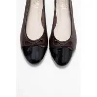 Forever & Always Rayne Cap Tå Läder Ballerinas Dam