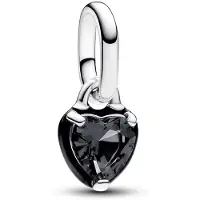 FOXANRY Jewelry 2023 Ny S925 Sterling Silver Hjärta Charm Medaljong Hänge Passar Original Armband Me For Women Smycken Tillbehör