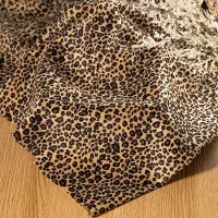 Walk Vogue 100x150 cm Leopard och tigerrandigt tyg Kort plysch djurtyg för DIY Doll Make Kläder Cosplay Handgjord docksömnad 100x150cm
