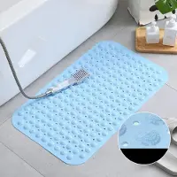 Neoglint Badkarsduschmatta Halkfri Badrumsduschmatta med PVC-sugkoppar Hem Badrumsmattor Himmelblå 35 X 70cm / 13.8 X 27.6in