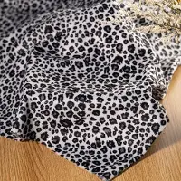 Walk Vogue 100x150 cm Leopard och tigerrandigt tyg Kort plysch djurtyg för DIY Doll Make Kläder Cosplay Handgjord docksömnad 100x150cm