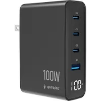 Gembird Gan 100w Usb-a-och Usb-c-väggladdare