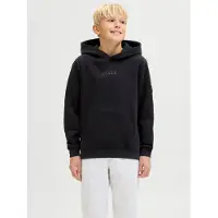 Jack & Jones Hoodie - JcoPoint - Black/JNR - - 8 år (128) - Hoodie