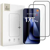 Tech-Protect Xiaomi 17T Pro Glass Fit+ skärmskydd av härdat glas - 2 st. - Svart