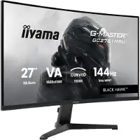 Iiyama G-MASTER Black Hawk GC2781HSU-B1 - LED-skärm - spel - böjd - 27 - 1920 x 1080 Full HD (1080p) @ 144 Hz - VA - 350 cd/m² - 4000:1 - 1 ms - HDMI, DisplayPort - högtalare - svart