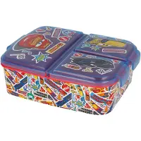 Disney CARS Lunchlåda med flera fack, 18x13 cm