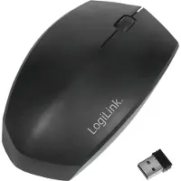 Logilink ID0191 WiFi mus Bluetooth, Trådlös Optisk Svart 3 Knappar 1200 dpi