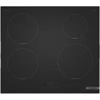 Bosch Serie | 4 PIE61ABB5E - Induktionshäll - 4 kokplattor - Fördjupning - bredd: 56 cm - djup: 49 cm - ramlös - matt black