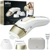 Braun Silk-expert Pro PL5356, Guld, Vit, Intensivt pulserande ljus (IPL), Växelström