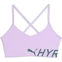 Puma Women's Purple Hyrox Strappy Pwrmode Sports Bra, Size L