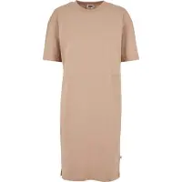 Urban Classics Organic Oversized Slit Kortärmad Kort Klänning