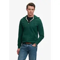 Superdry Sweatjacka 'Essential' grön