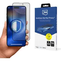3MK Härdat glas 3mk Hardglass Matt – maximal integritet för Apple iPhone 16 Pro