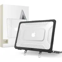 TechProtection Kevlar Pro-fodral för MacBook Neo 13" 2026 – Svart och genomskinligt