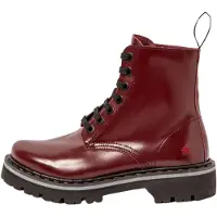 Art unisex. 111661467003_008 Ankelstövlar i läder 1166 Marina burgundy (38), Hud, Karta, Nyckelband, Casual, Bordeaux