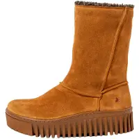 Art för kvinnor. 115111155003_023 Ankelstövlar i läder 1511 brun (42), Hud, 3 till 5 cm, Zip, Casual