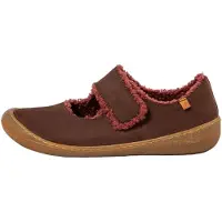 El naturalista för kvinnor. 257391112005_012 Läder Sneakers N5739 Pawikan brun (42), Hud, Karta, Kardborreband, Casual