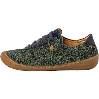 El naturalista unisex. 25770P1ES005_0B0 Wulf grönblå läderskor (37), Hud, Karta, Nyckelband, Casual