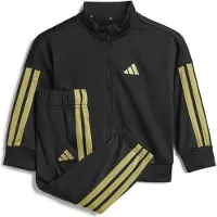 Adidas Träningsdräkt 'Essentials' limette / svart