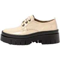 Art för kvinnor. 1195213ZZ003_020 Läderskor 1952 beige (41), Hud, 3 till 5 cm, Nyckelband, Casual