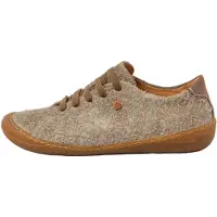 El naturalista unisex. 25770P1EV005_020 Wulf taupe läderskor (40), Hud, Karta, Nyckelband, Casual