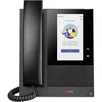 HP Poly Poly CCX 400 - För Microsoft Teams - VoIP-telefon med nummerpresentation/samtal väntar - SIP, SDP - 24 linjer - svart