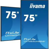 Iiyama LH7565UHSB-B1, Kioskdesign, 189,2 cm (74,5), LED, 3840 x 2160 pixlar, Wi-Fi, 24/7