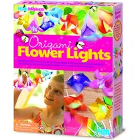 4M - KidzMaker - 180 cm - Origami Ljusslinga Blommor - - One Size - Kreativt lekset