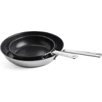 KitchenAid - Stainless Steel Sheet Frypan Set - Silver - 20 cm, 28 cm