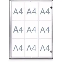 MAUL MAULextraslim, 963 x 711 x 27 mm, Aluminium, Glas, Plastik, Aluminium