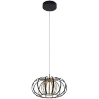 LUCANDE Pendellampa Birger , dimbar, Svart, Vardagsrum / matsal, Metall, Modern