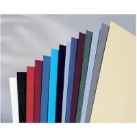 GBC LeatherGrain - A3 (297 x 420 mm) - svart - 250 g/m² - 100 stk bindningsskydd - för CombBind C210, C250PRO, C75 WireBind W20, W25E Rexel WB606