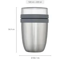Mepal Ellipse 500+200ml Termoslåda