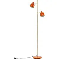 Dyberg-Larsen Golvlampa , Ocean, Orange, Vardagsrum, Metall, Skandinavisk