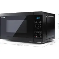 Sharp Yc-ms02eb 20l Mikrovågsugn