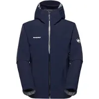 Mammut - Vandringskläder - Crag HS Hooded Jacket Men Marine för Unisex - Storlek L - Marinblå
