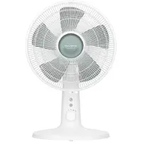 Rowenta Turbo Silence Extreme+ VU2740F0, Bladfläkt för hushållsbruk, Vit, Bord, 58 dB, 35 cm, 43 m³/h